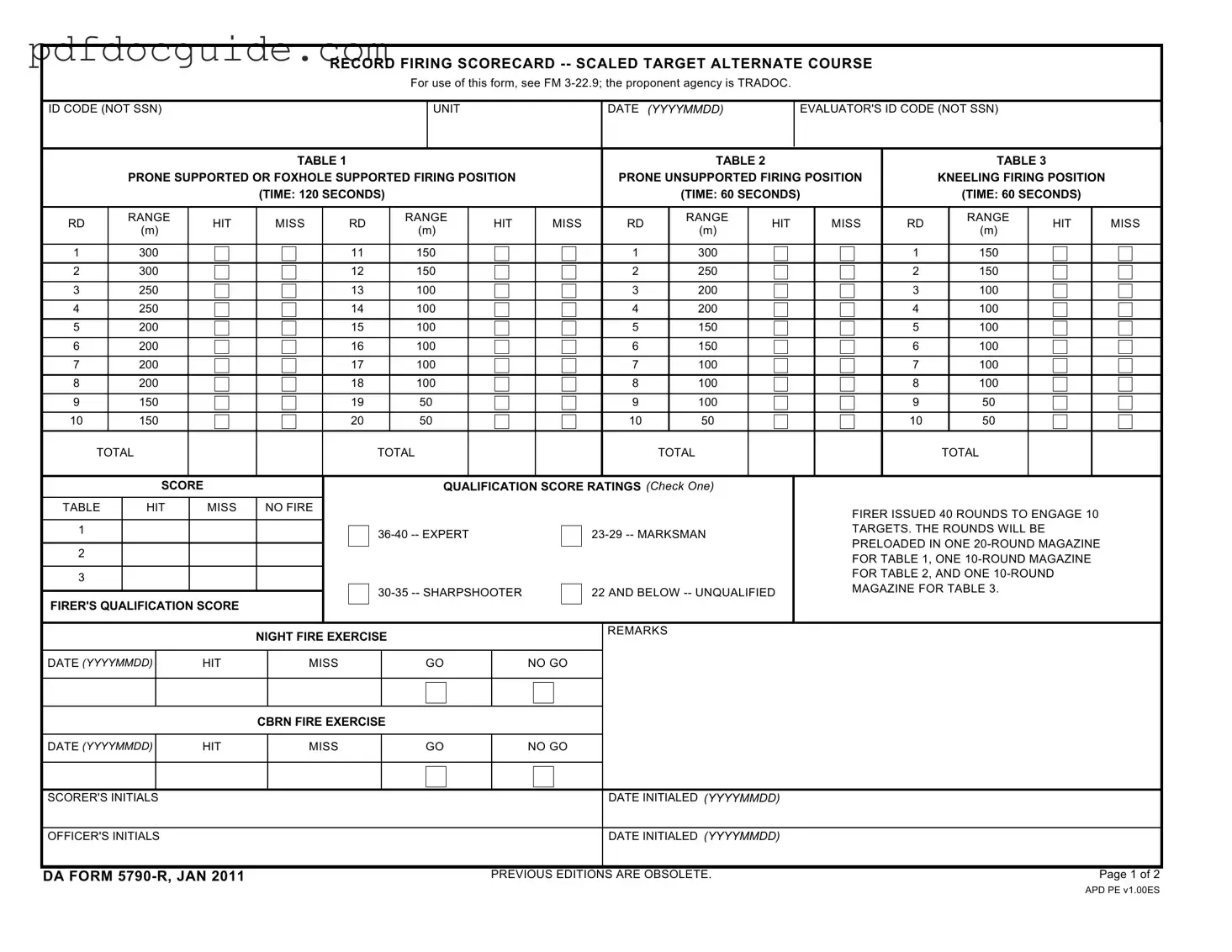 Da 5790 R Form