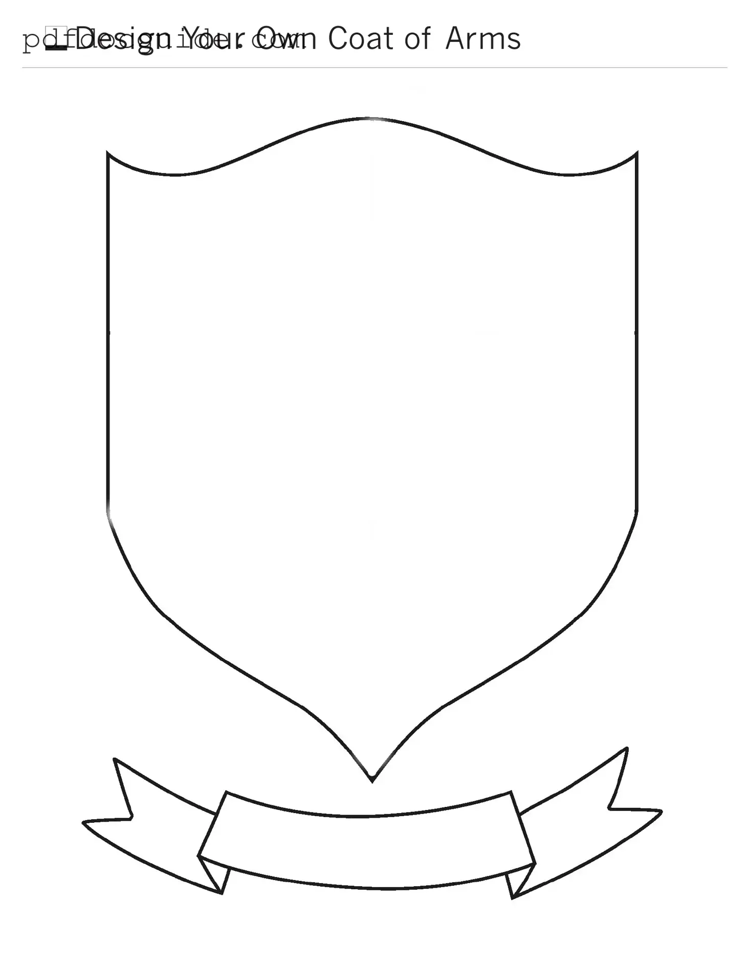 Coat Of Arms Form