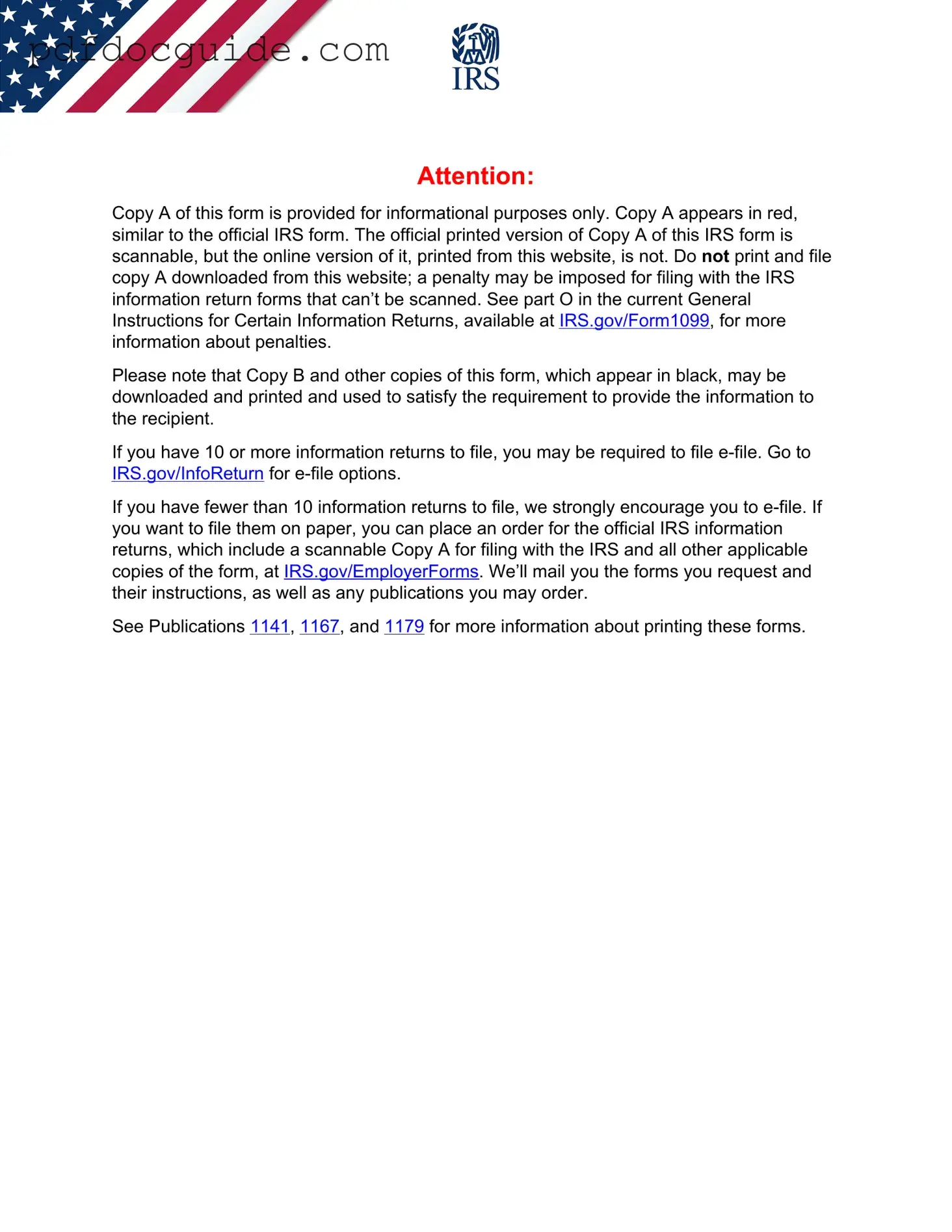 IRS 1099-MISC Form