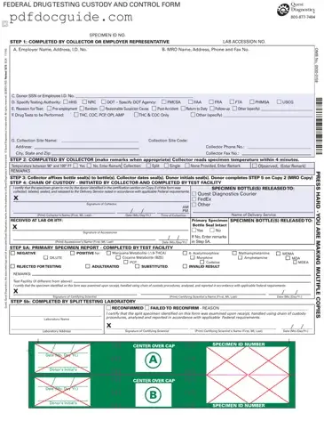 Drug Screen Form