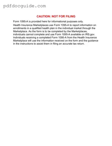 IRS 1095-A Form