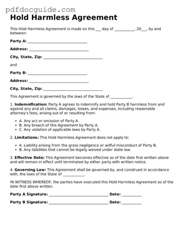 Attorney-Verified Hold Harmless Agreement Template
