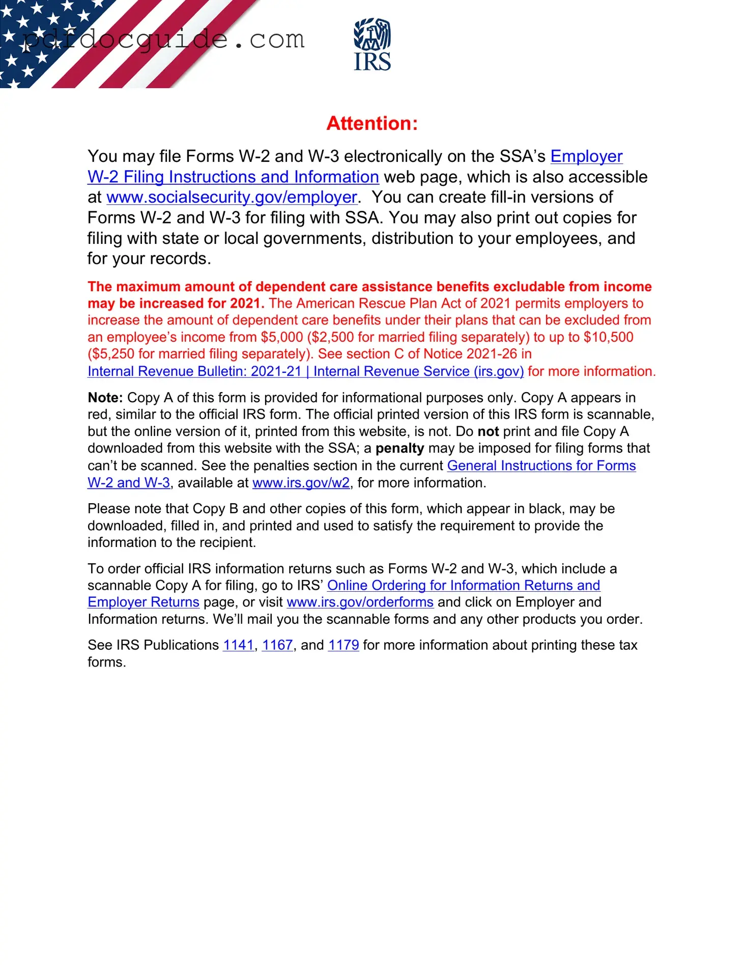 IRS W-2 Form